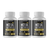 MCT Oil 200 MG 3 Bottles - 180 SoftGels