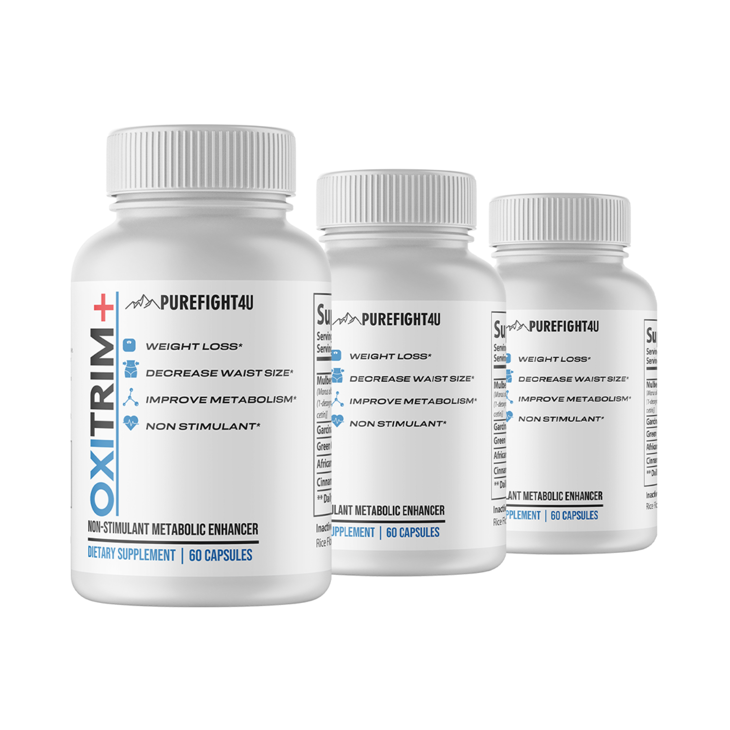 OXITRIM+ Dietary Supplement 3 Bottles 180 Capsules