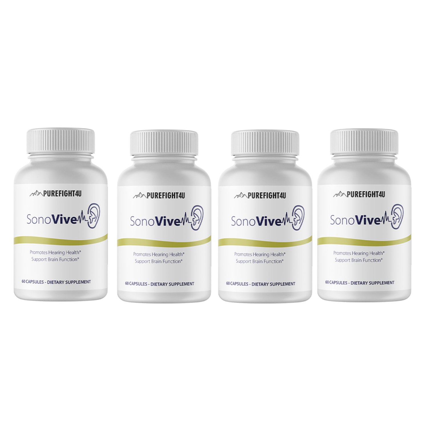 Sonovive Capsules Hearing Supplement 12 Bottles 720 Capsules