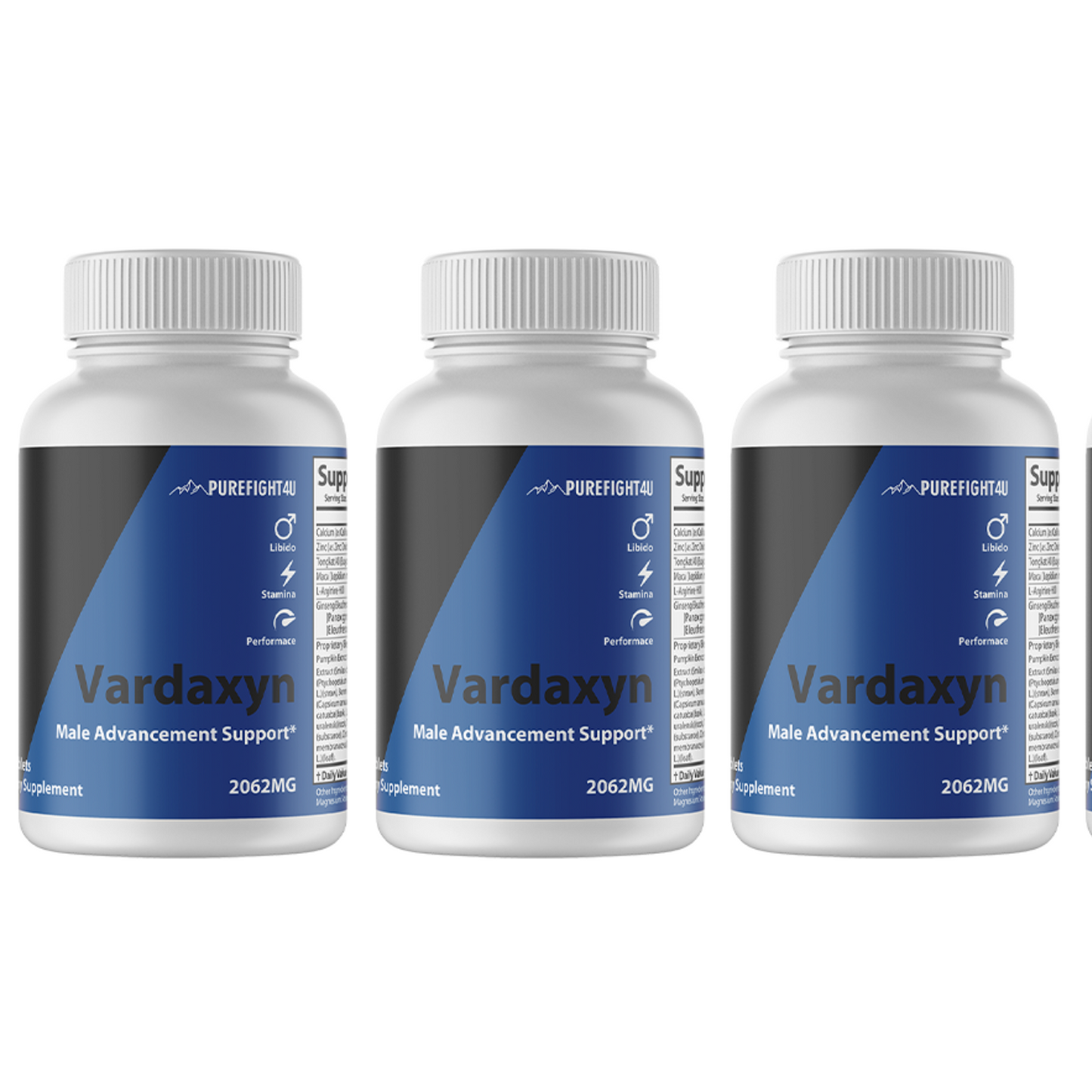 Vardaxyn Pills Male Advancement Support - 3 Bottles 60 Capsules