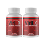 Viril X Dietary Supplement, Natural Male Enhancement, 2 Bottles 120 Tablets
