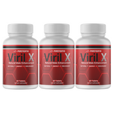 Viril X Dietary Supplement, Natural Male Enhancement, 3 Bottles 180 Tablets