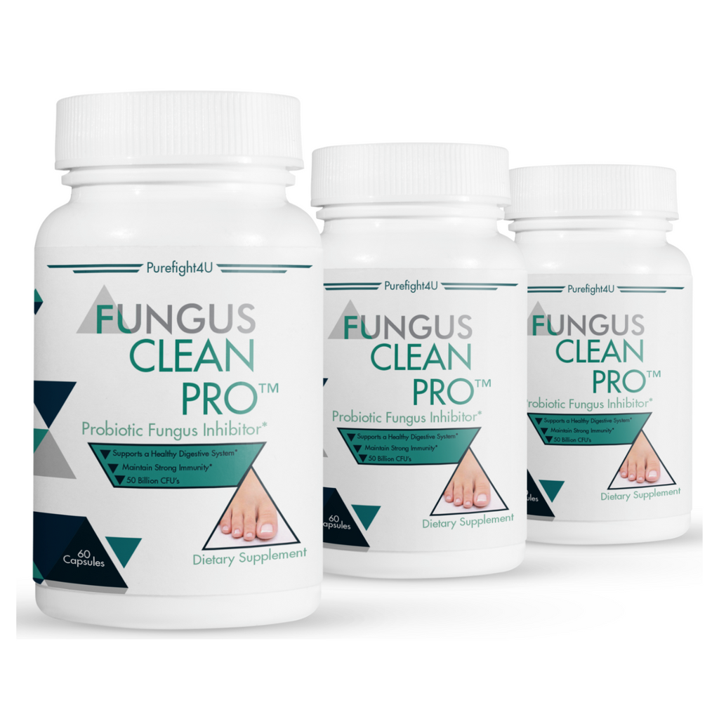 FUNGUS CLEAN PRO Toenail Care 3 Bottles 180 Vegetarian Capsules