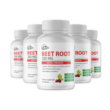 Beet Root 200mg Extra Strength 5 Bottles 300 Capsules