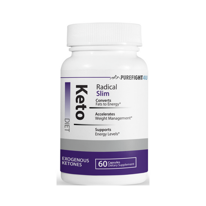 Keto Diet Radical Slim Exogenous Ketones 60 Capsules