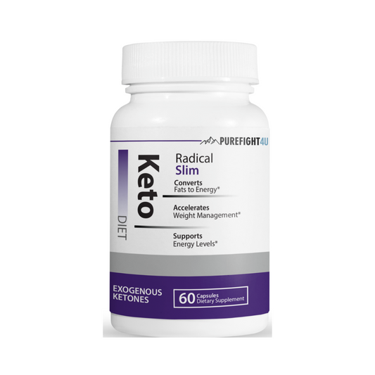 Keto Diet Radical Slim Exogenous Ketones 60 Capsules