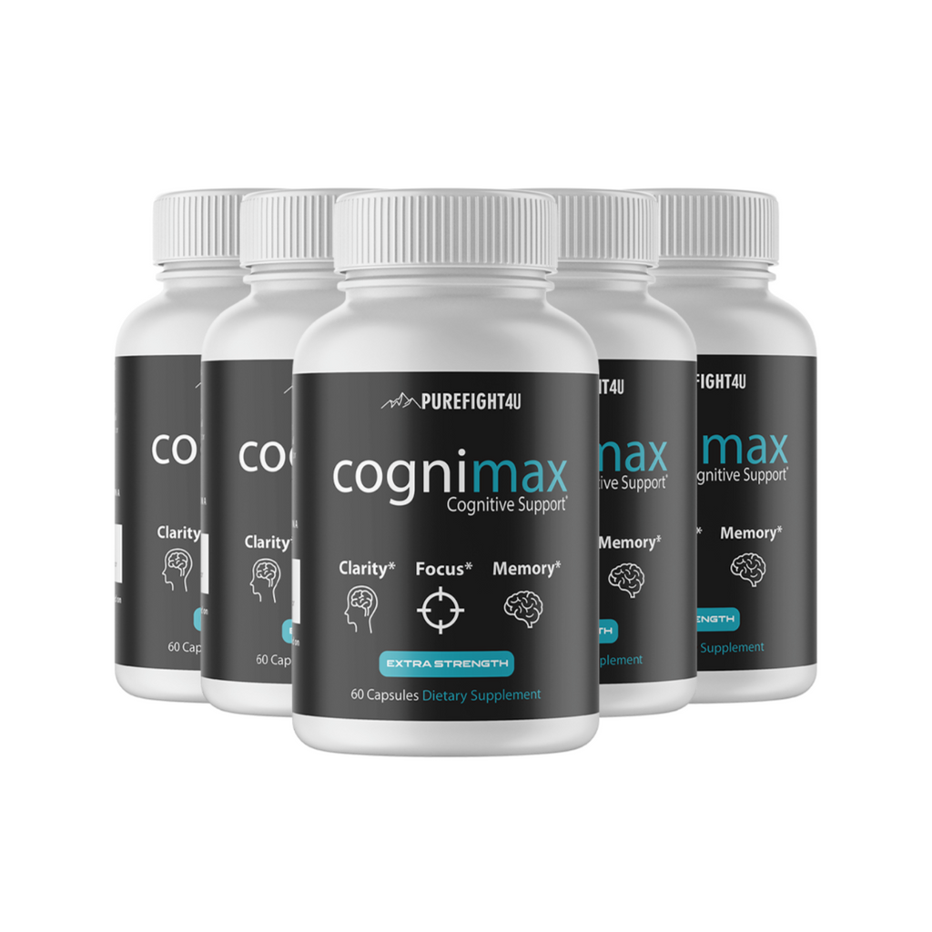 CogniMax Cognitive Support 5 Bottles 300 Capsules purefight4u